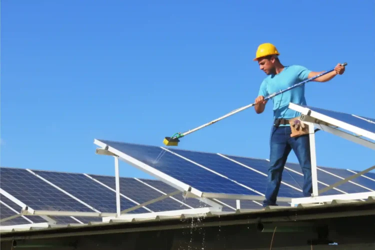 How to Clean Solar Panels Safely